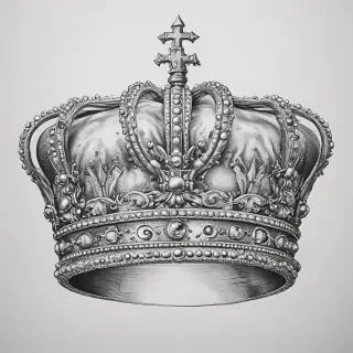 crown drawing