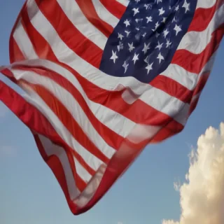 american flag aesthetic