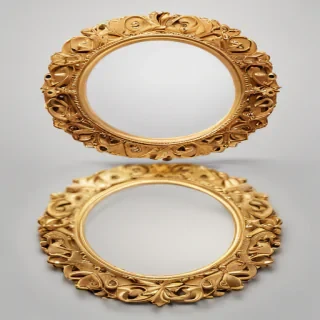 gold circle png