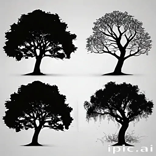 trees silhouette png