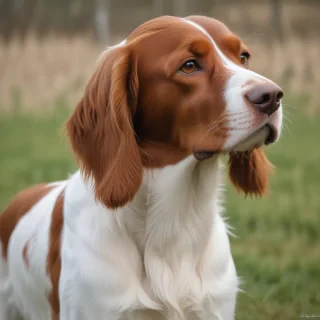 irish red and white setter