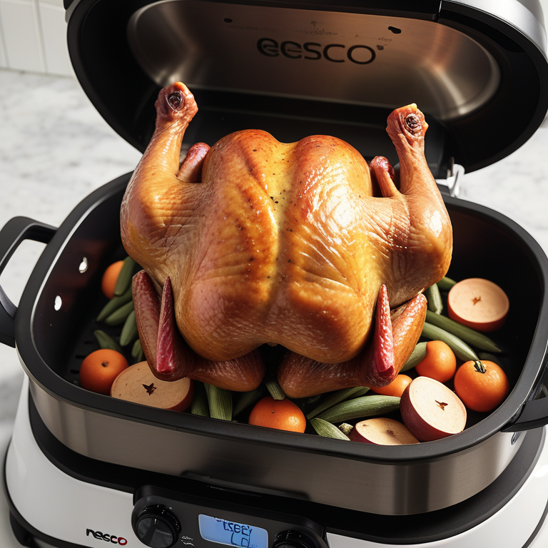 roasting a turkey in a nesco roaster