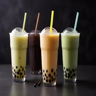 boba tea background