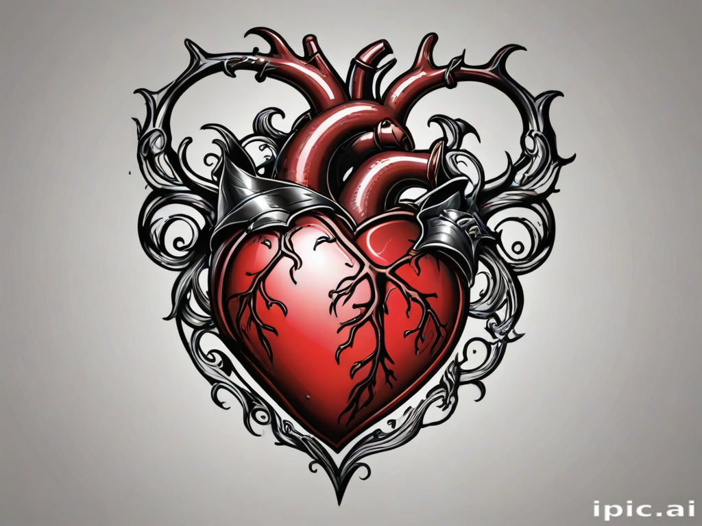 heart tattoo png