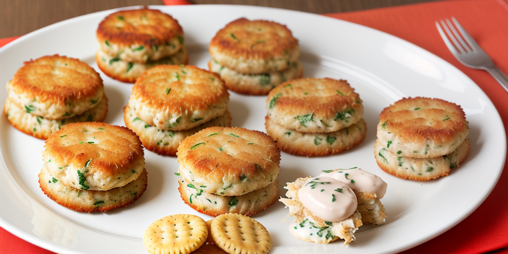 crab cakes with ritz crackers