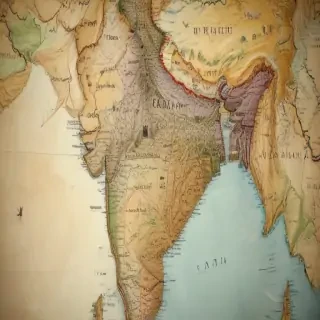map of india
