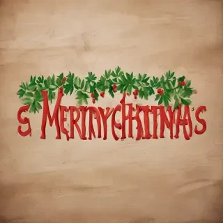 text merry christmas png