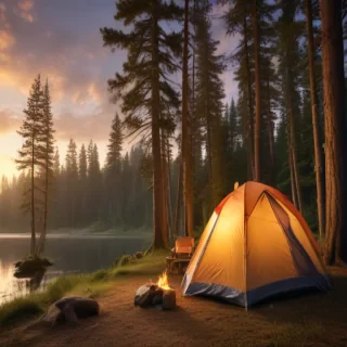 camping background