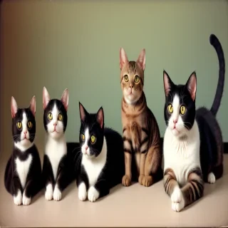 vintage cat images