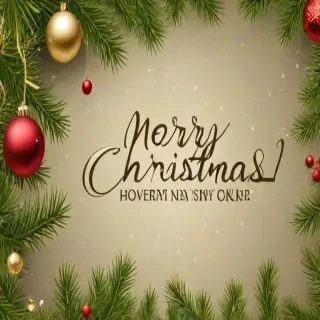 merry christmas transparent background