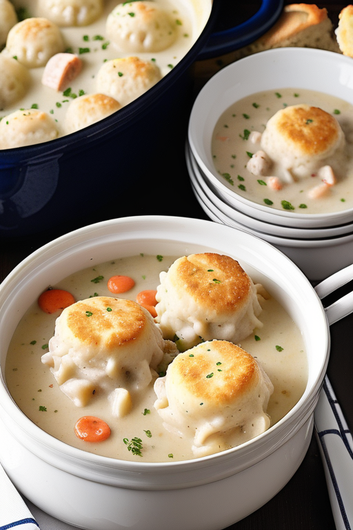chicken and dumplings with red lobster biscuits