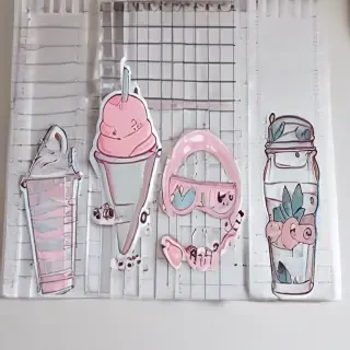 transparent aesthetic stickers