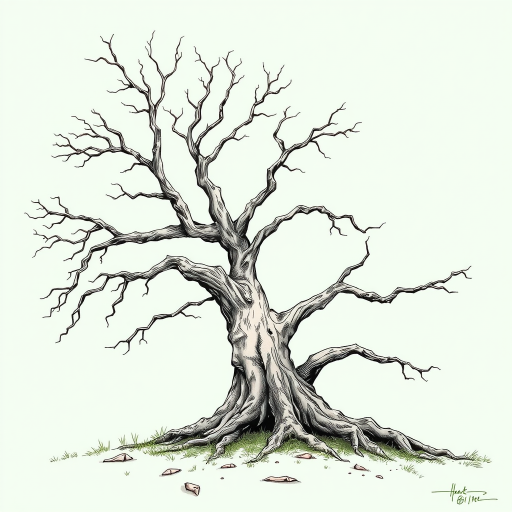 dead tree drawings