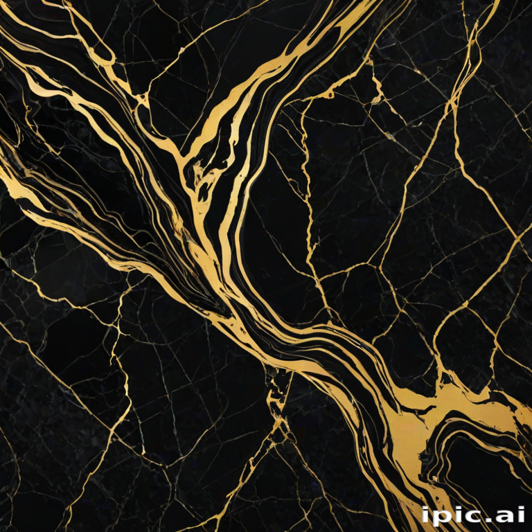 black and gold marble background