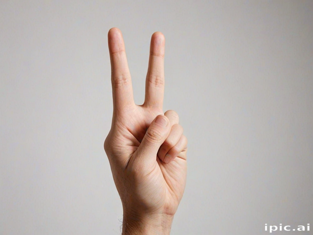 middle finger transparent