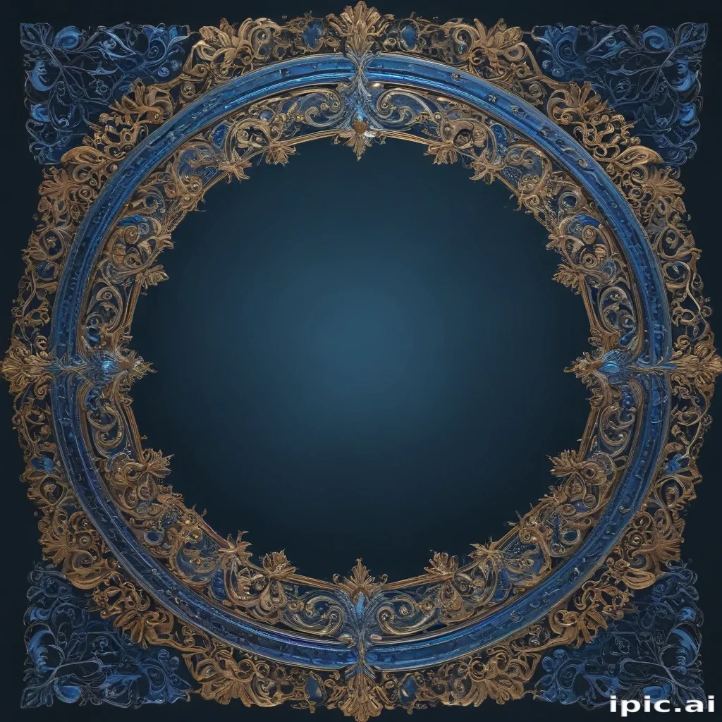 blue border png