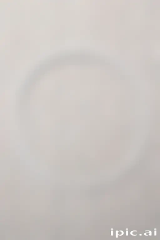 A Softly Blurred Circle Against a Light Background Creating an Abstract ...