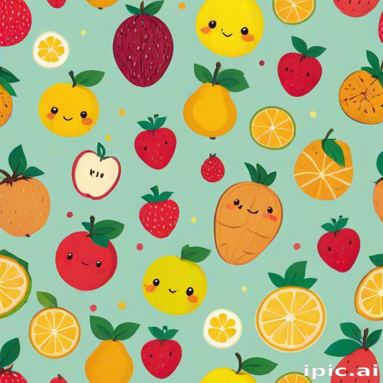 cute fruit backgrounds
