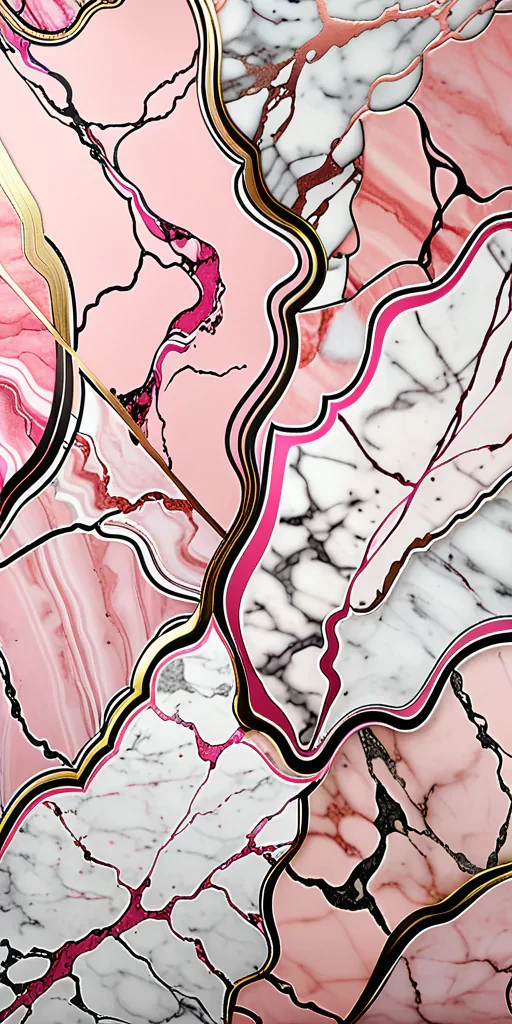 wallpaper pink marble