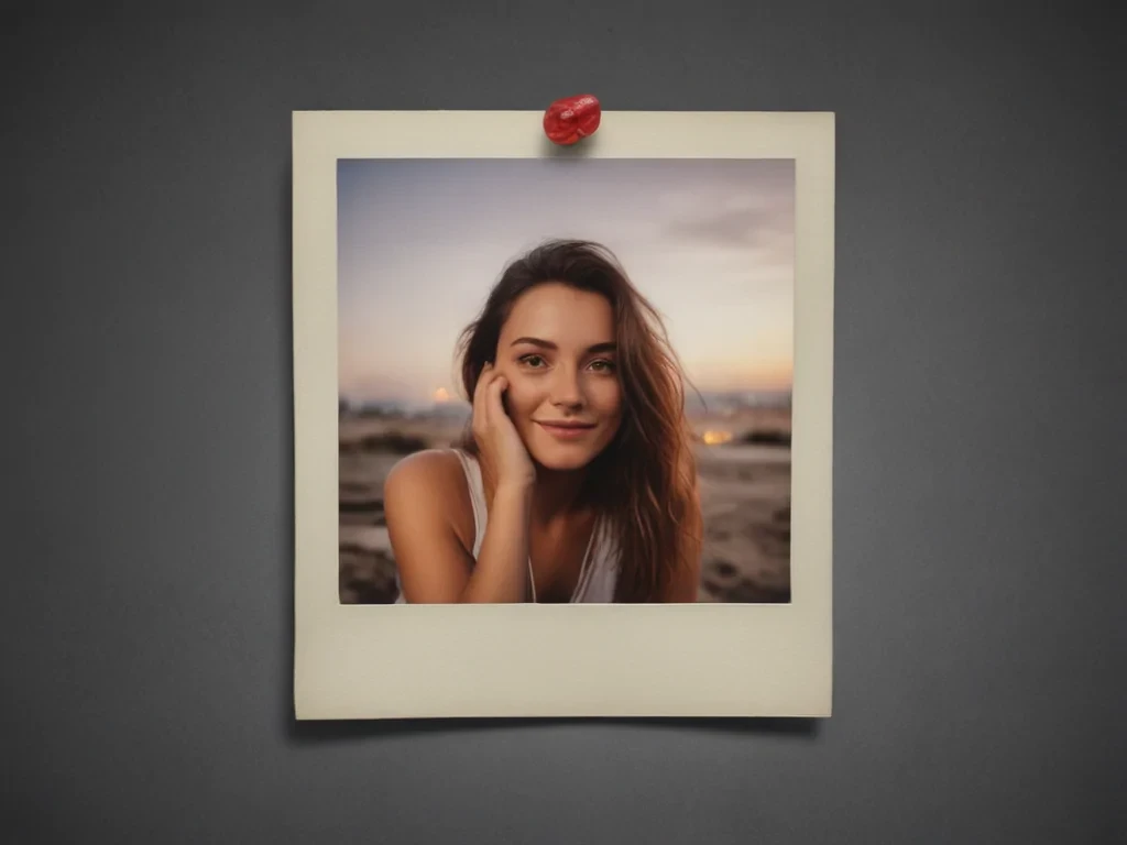 polaroid photo frame png