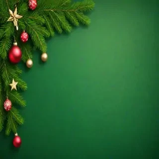 green christmas bg