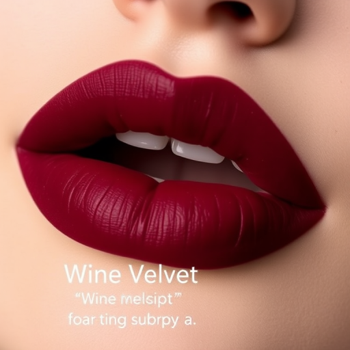 Matte burgundy lips with a subtle gradient, "Wine Velvet" boasts a rich, deep color that fades softly towards the inner lip for a romantic, lived-in look