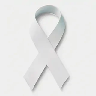 white ribbon png