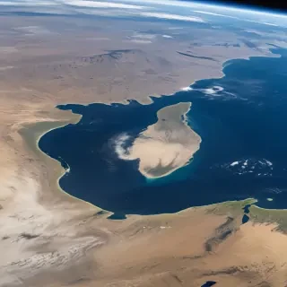 earth from space