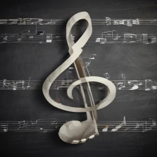notes music background