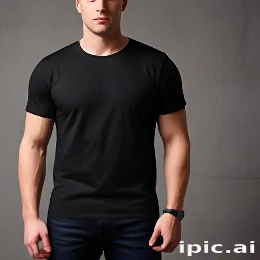 black mockup t shirt