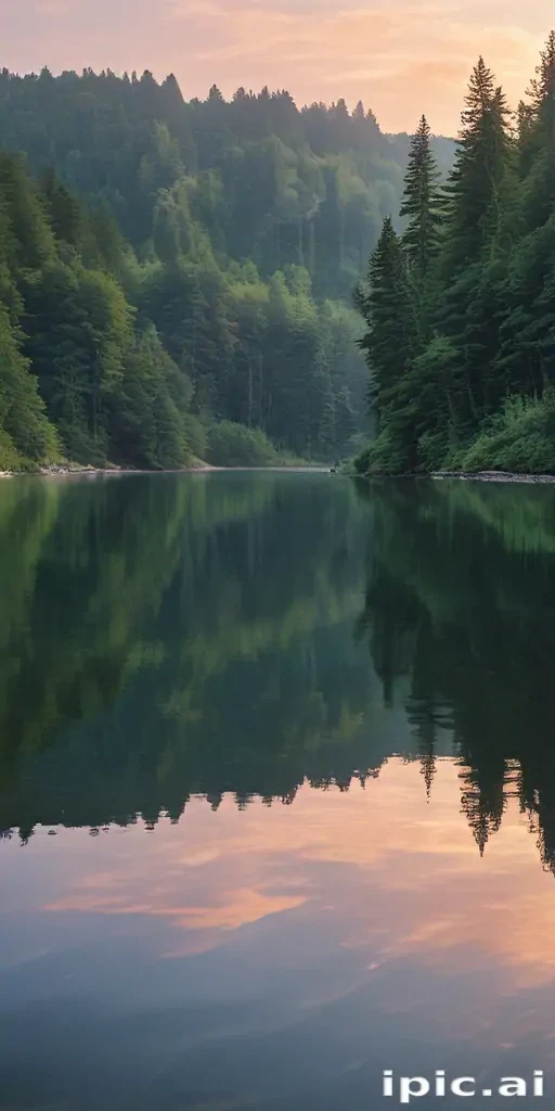 background lake