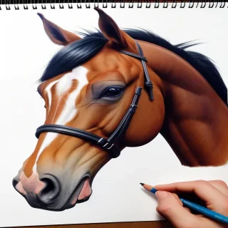 pictures of horses to draw