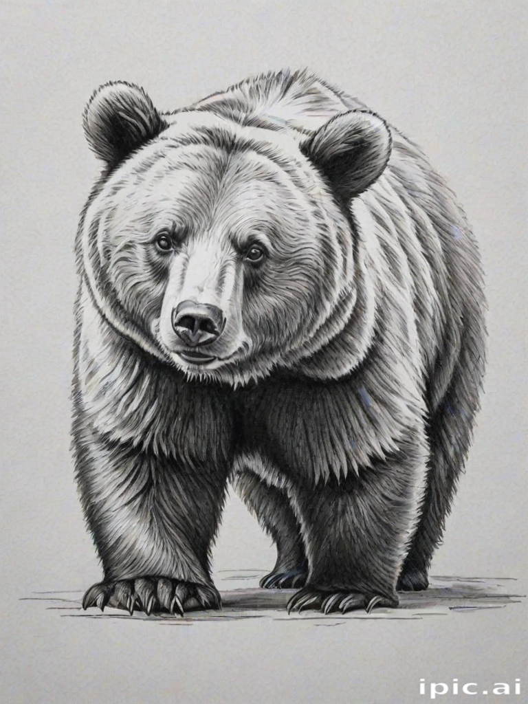 bear pictures to draw