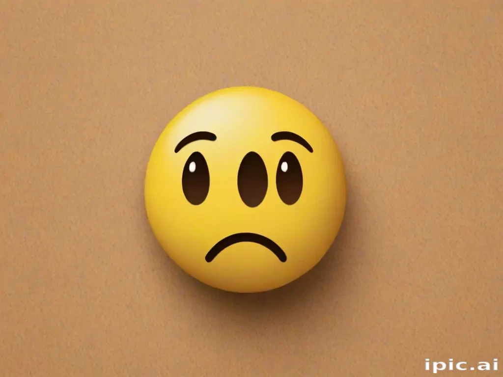sad face emoji png