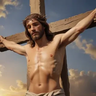 pictures of jesus on a cross