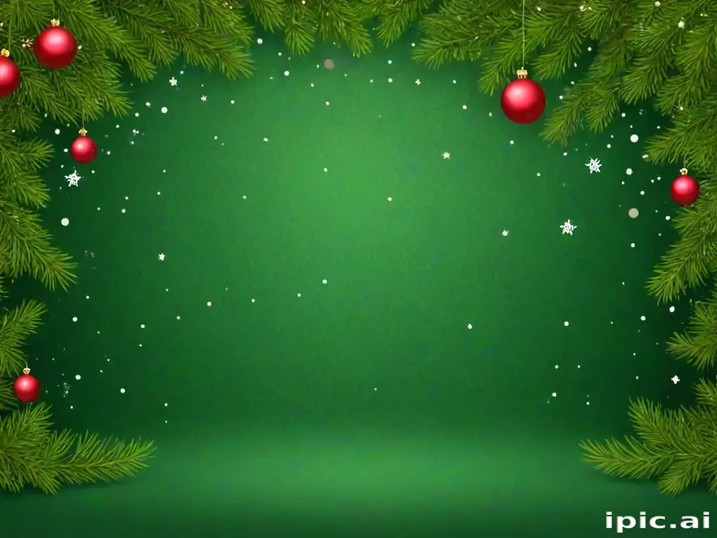 green christmas bg