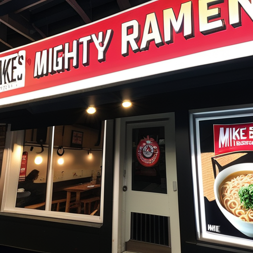 mike's mighty good ramen review
