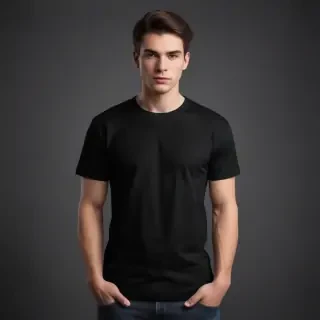 high resolution black t shirt template