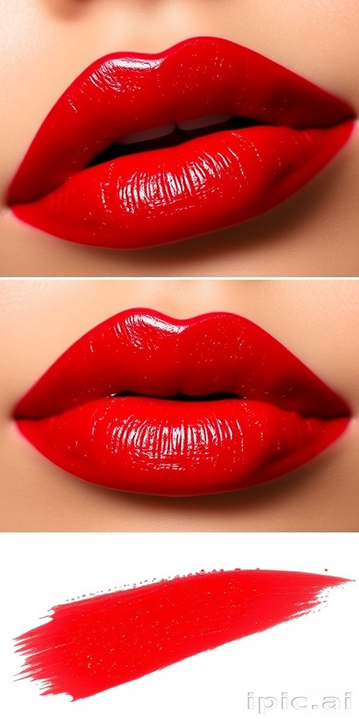 Vibrant "Cherry Burst" lip color showcases a bold, glossy red hue with subtle golden shimmer, perfect for glamorous evenings out. This long-lasting formula offers intense pigmentation and a plumping effect, creating the illusion of fuller lips. The sleek tube design features a precision applicator for effortless application, ensuring a flawless finish every time.