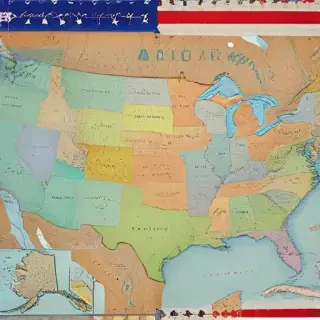 united states of america map