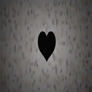aesthetic black heart wallpaper