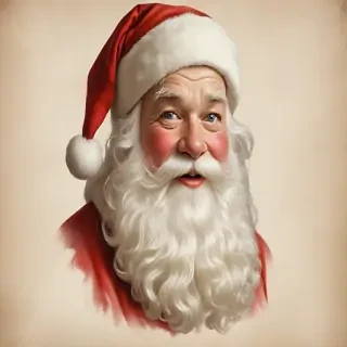 vintage santa png