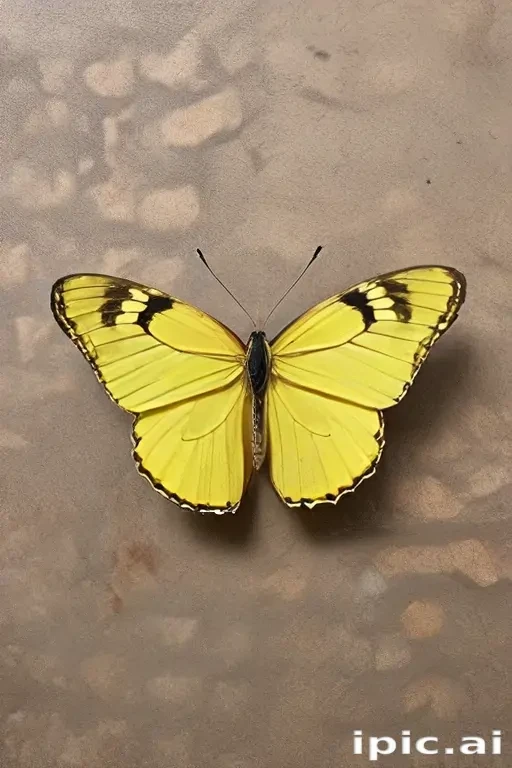 yellow butterfly