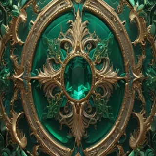 emerald green bg