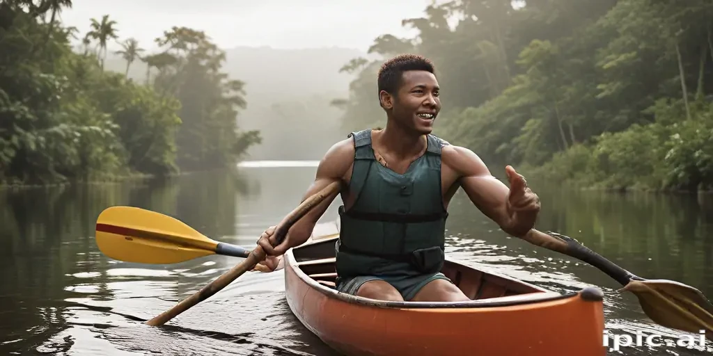 canoeing png
