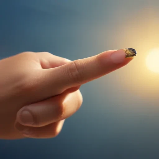 point finger png