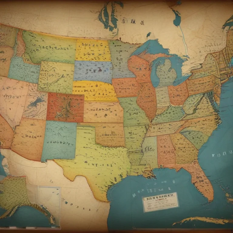 map of the us states