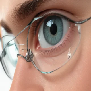 broken glasses png