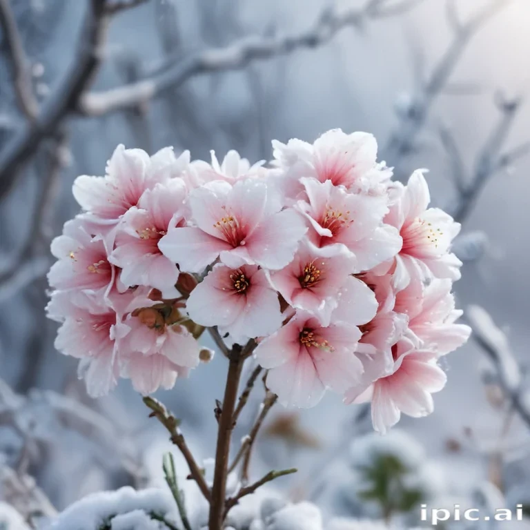 winter flower wallpaper background