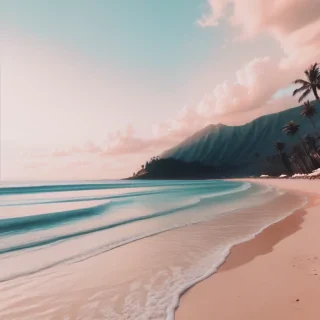 aesthetic beach background